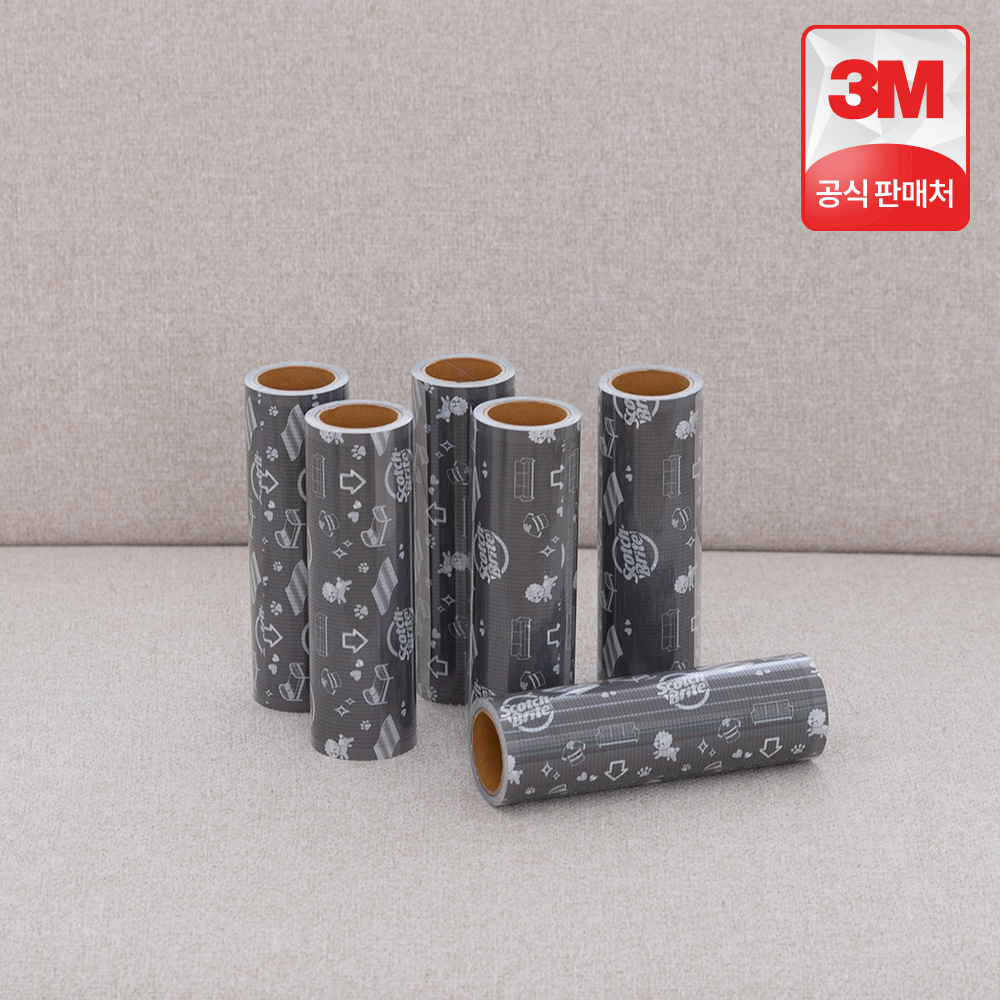 3M 스카치브라이트 대형 클린컷 테이프클리너 리필 6개 (2입 x 3개) - 상품 이미지