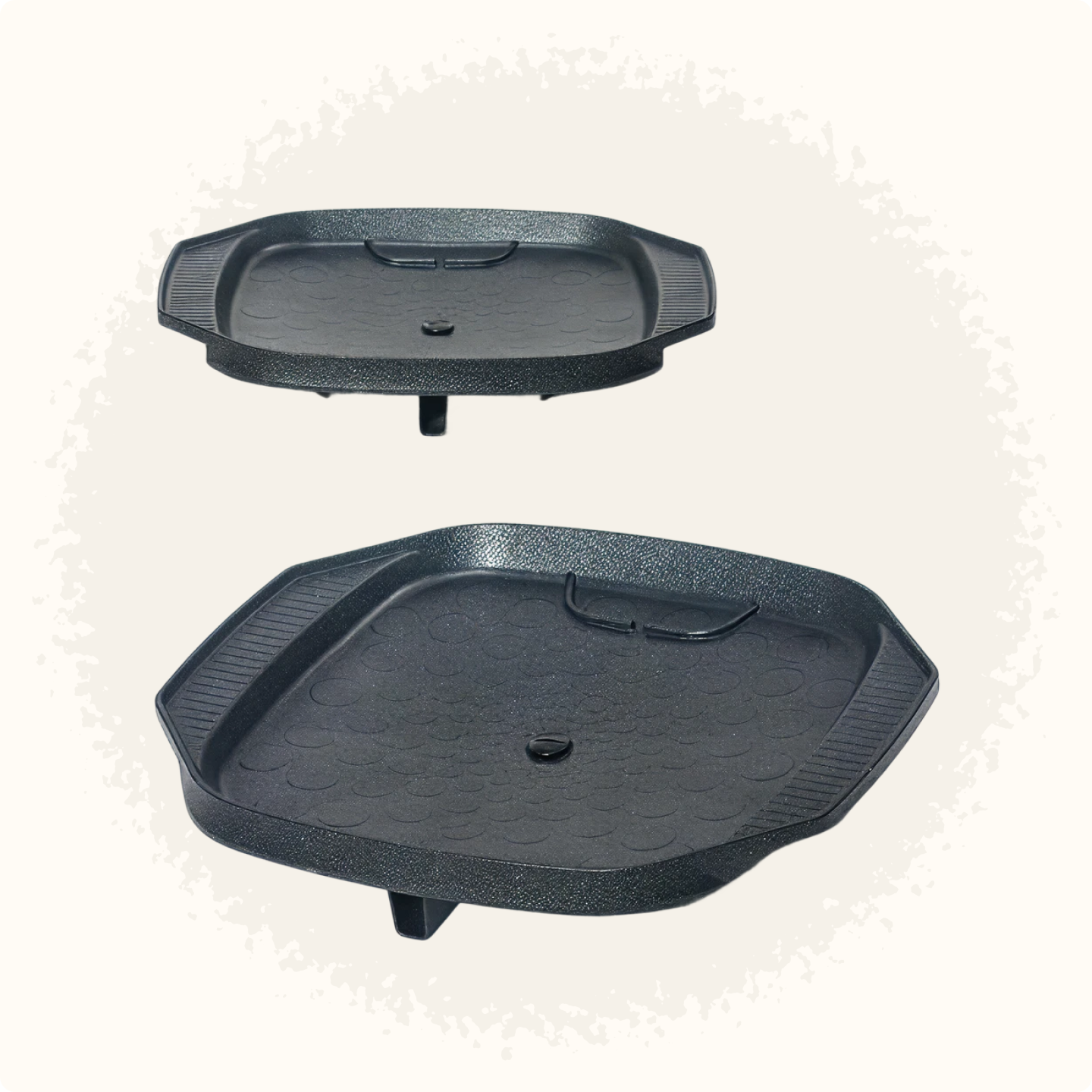 4중 코팅 캠핑 그리들 고기 삼겹살 불판 33cm, 코팅 정사각