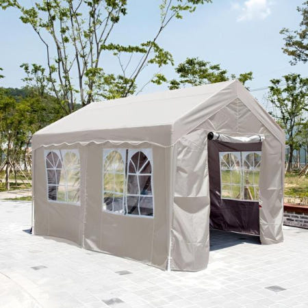 쉘터 캐노피 천막 3x6 프레임 지붕 벽면 텐트 야외 캠핑 캠프 아웃도어 캠프장 용품