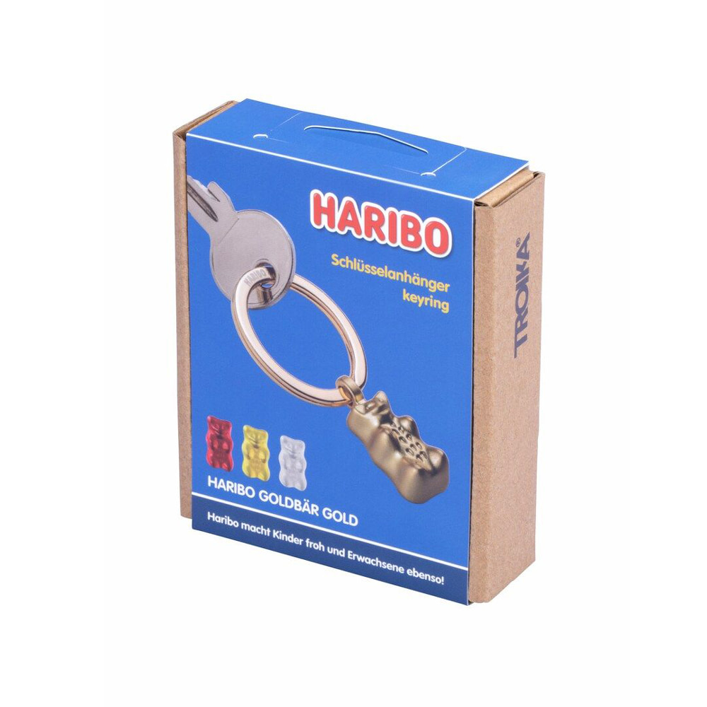 독일 브랜드 트로이카 명품키링 HARIBO 골드베어 달콤한 행운과 기쁨의 상징(HB-K01/GO) - 상세 이미지 3