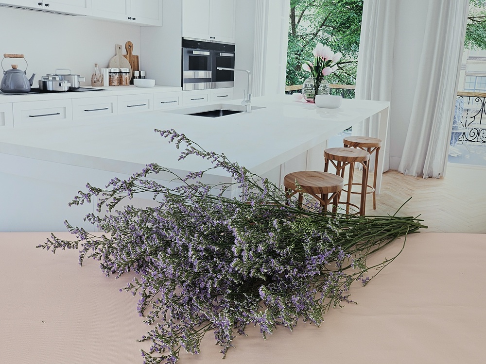 유스풀몰 미스티블루 한다발 꽃배달 꽃 생화 택배 이미지 2