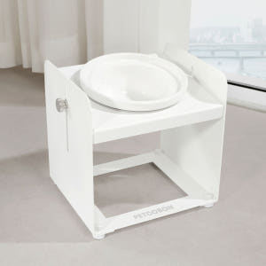 펫코본 강아지 고양이 밥그릇 높이조절 각도조절 철제 프레임 도자기 2구 솔직 후기 | 실제 사용자 리뷰 총정리 - 상품 이미지 2