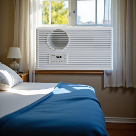 포시엠 창문형 에어컨 인버터 저소음 냉난방기 소형 25년형 베란다형 이동식 방음부스 제습 이동형