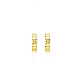 [바이이에르] [925 silver] Stack brick mini one touch earrings (Gold) BH7E40713Y9XXX - 상세 이미지 5