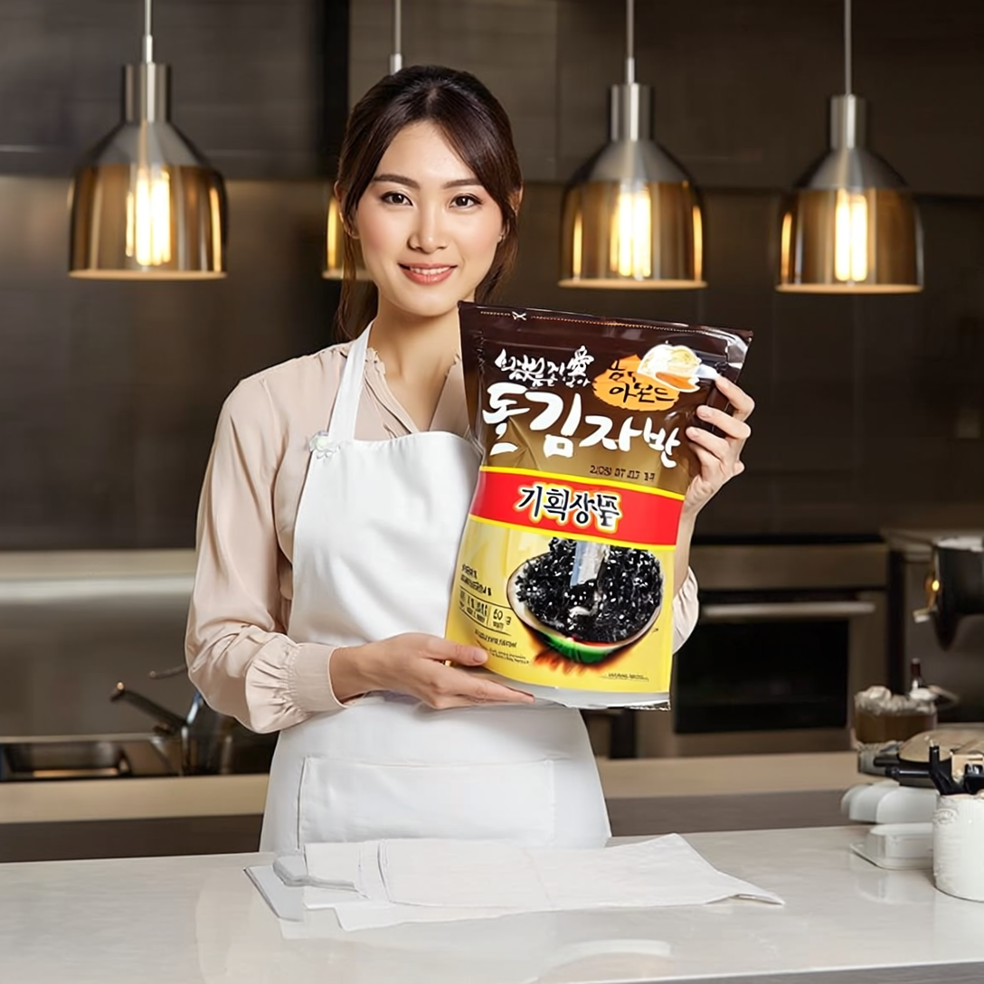 명식품본사 호두아몬드 돌김자반 소포장 반찬 가정 업소 식당식자재 도매가 50g, 20개 - 상세 이미지 4