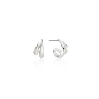 [바이이에르] [925 silver] Tooth hoop earrings (Silver) BH7E4B732W9XXX - 상세 이미지 2