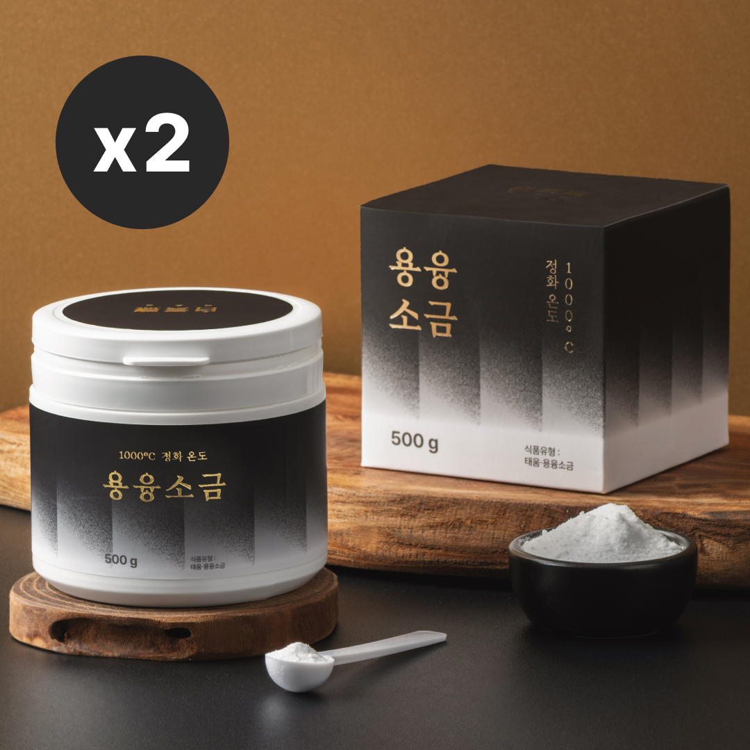백운염 국내산 프리미엄 용융소금 500g, 2개 - 상품 이미지
