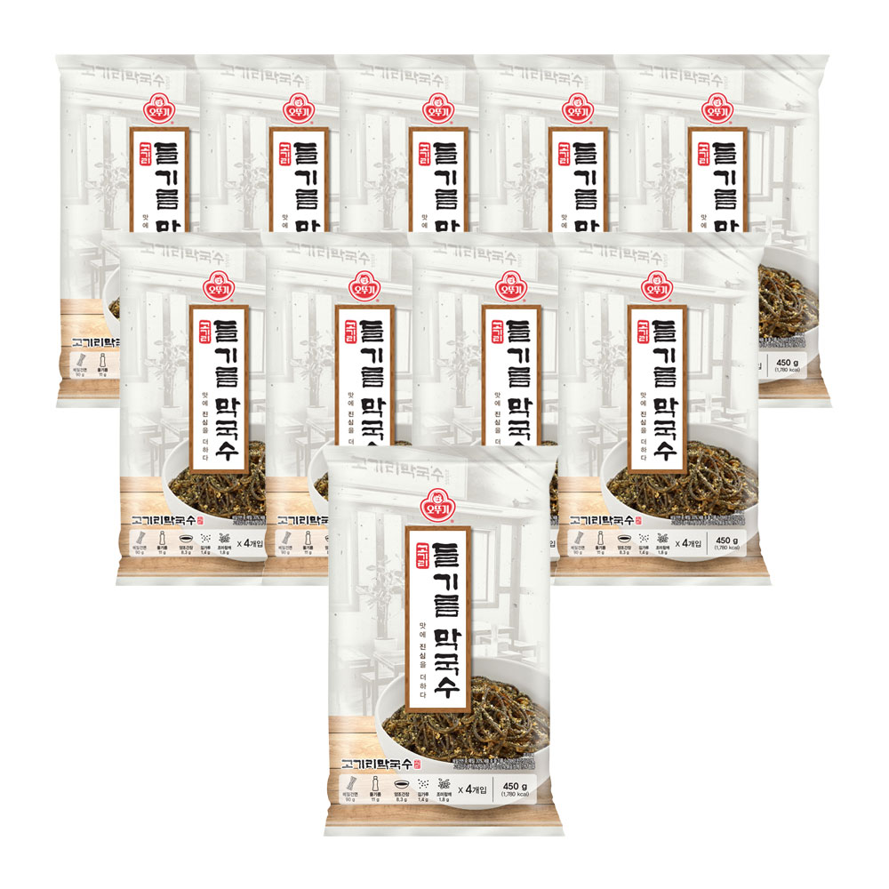 오뚜기 고기리 들기름막국수 450g, 10개 - 상품 이미지