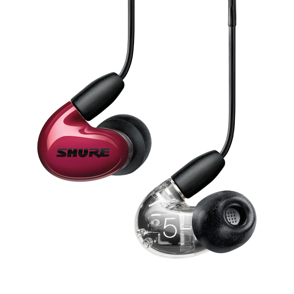 SHURE AONIC 5 슈어 사운드 아이솔레이팅 이어폰 (클리어/블랙/레드)