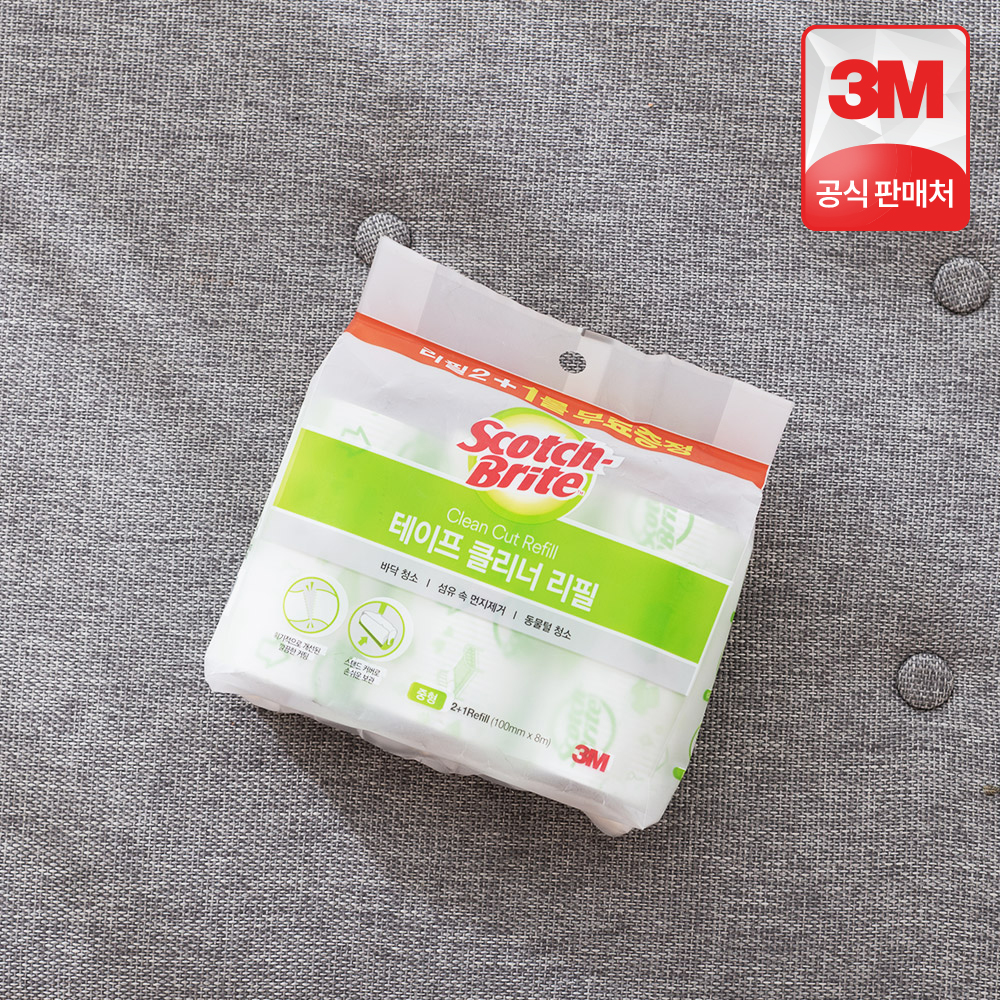3M 스카치브라이트 중형 테이프클리너 리필 2+1입 - 상세 이미지 2