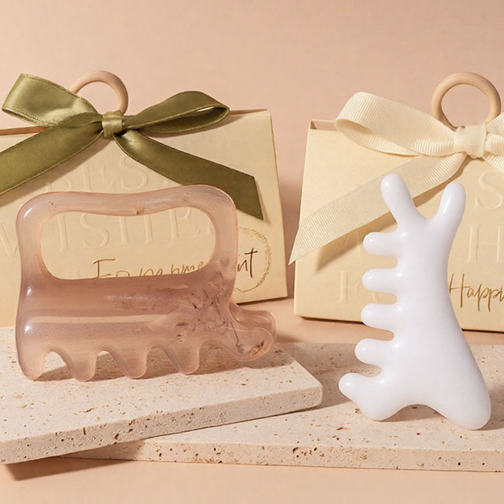 1+1 두피 괄사 마사지 승모근 얼굴 림프순환 목 바디