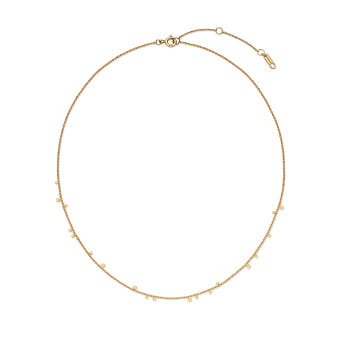 [바이이에르] [925 silver] Spangle necklace (Gold) BH7N40710Y9450 - 상세 이미지 2
