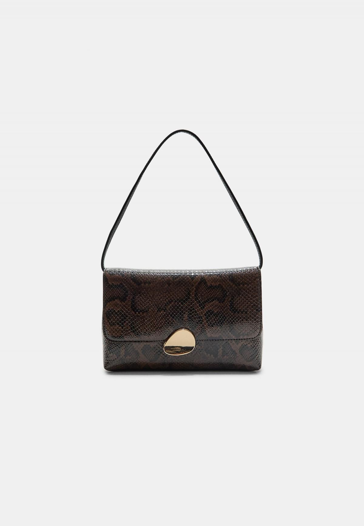 스트라디바리우스 애니멀프린트 메탈 클래스프 숄더백 3599/911 BROWN - 메인 이미지