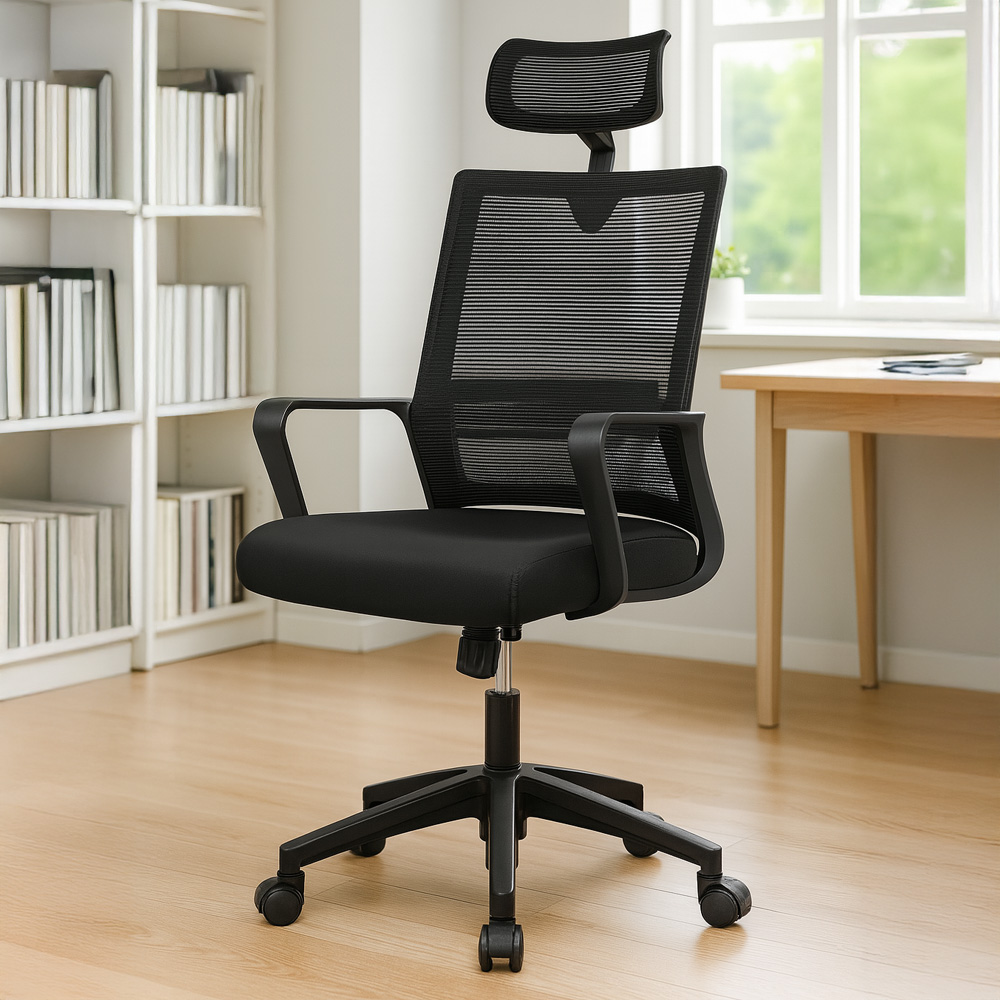 네오체어 801H 메쉬 사무실 책상 학생 컴퓨터 편한 공부 사무용 의자