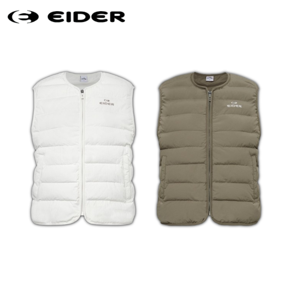 아이더 여성 U넥 경량 패딩 베스트 가을 겨울 조끼