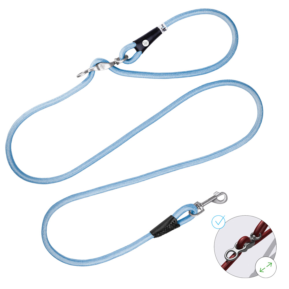 스위스 큘리 바리오 컴포트 핸즈프리 2m 리드줄 길이조절 스카이블루, FREE(One size)