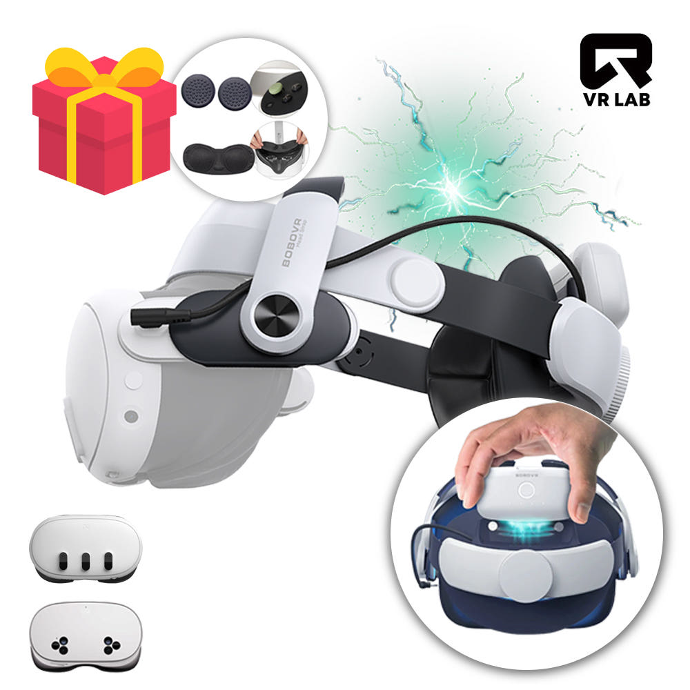 메타퀘스트3 s 스트랩 악세사리 BOBOVR M3PRO 헤일로 배터리 헤드 오큘러스 이미지 2
