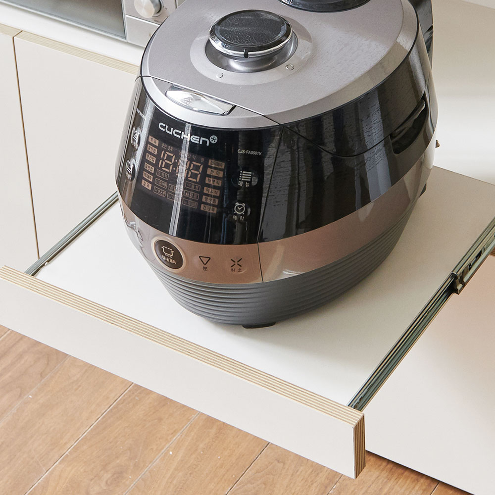 피트 1200 주방 전자 렌지대 밥솥 다이 조리대 밥통 수납장 렌지장