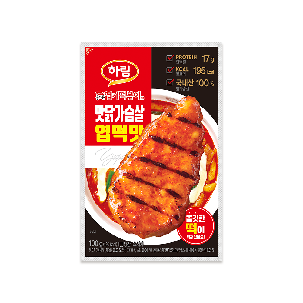 하림 맛닭가슴살 엽떡맛 100g - 메인 이미지