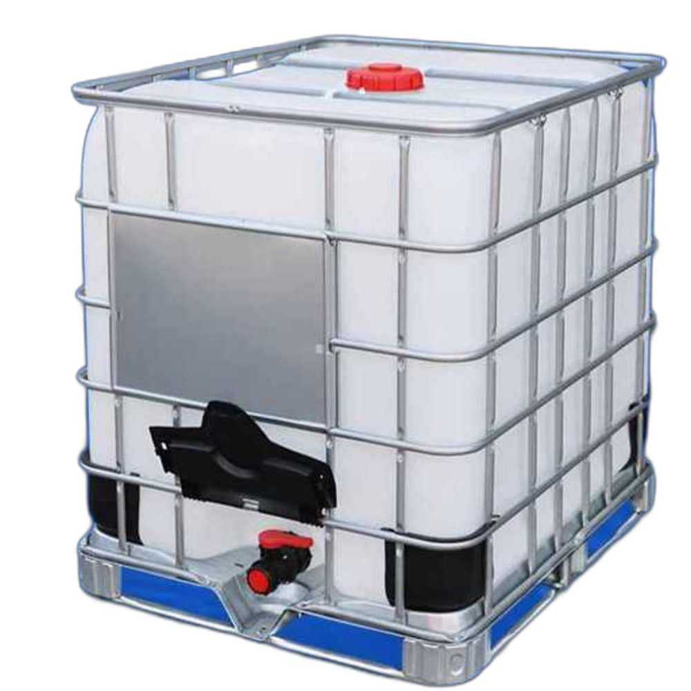 IBC 탱크 산업용 액체 저장 용기 대용량 플라스틱 500L 화이트(수직-걸이형) - 상품 이미지