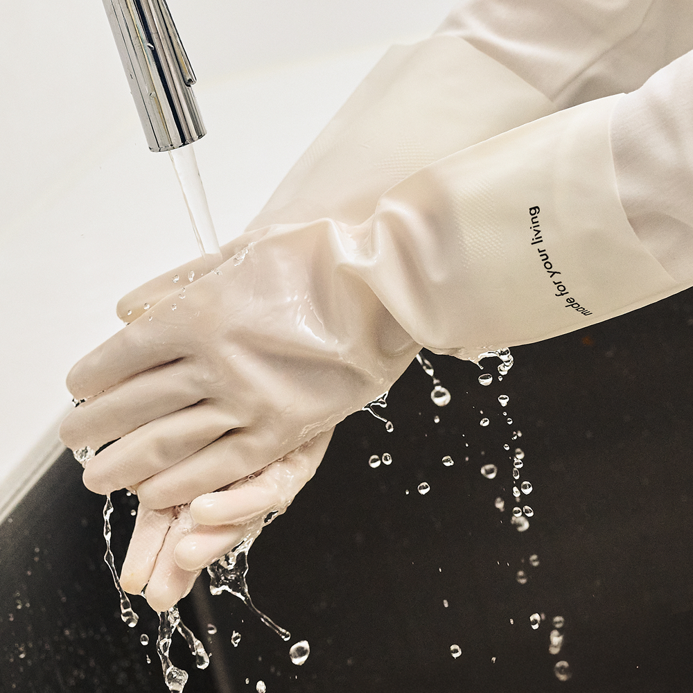 르메이드 니트릴 고무장갑 라텍스 설거지장갑 양손 S 1세트