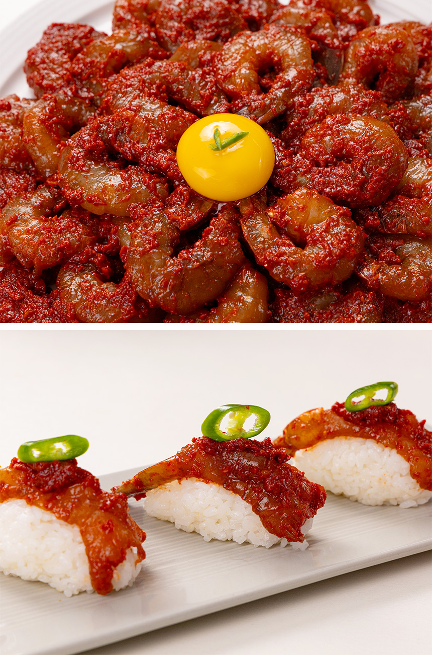 일월식품 수제 깐새우장 간장500g+양념500g 500g2개 세트 - 상세 이미지 5