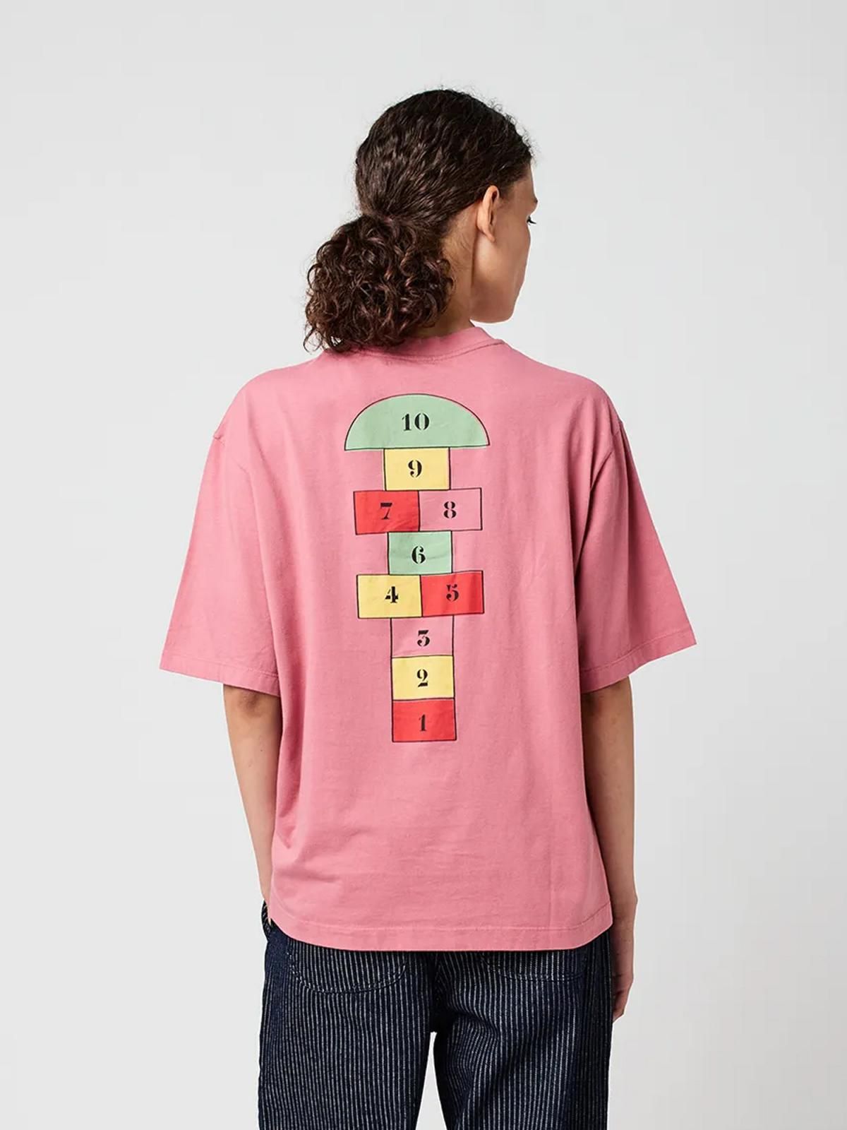 보보쇼즈 오가닉 릴렉스핏 핑크 반팔 티셔츠 B225AD006 ONE COLOR - 상세 이미지 2