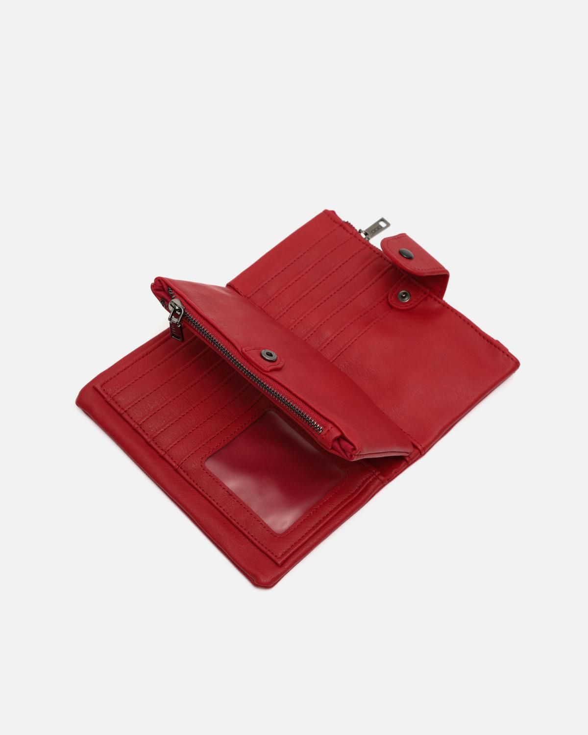 미사코 레더라이크 풀비아 코인 장지갑 FULVIA-5000082160017 ROJO - 상세 이미지 3
