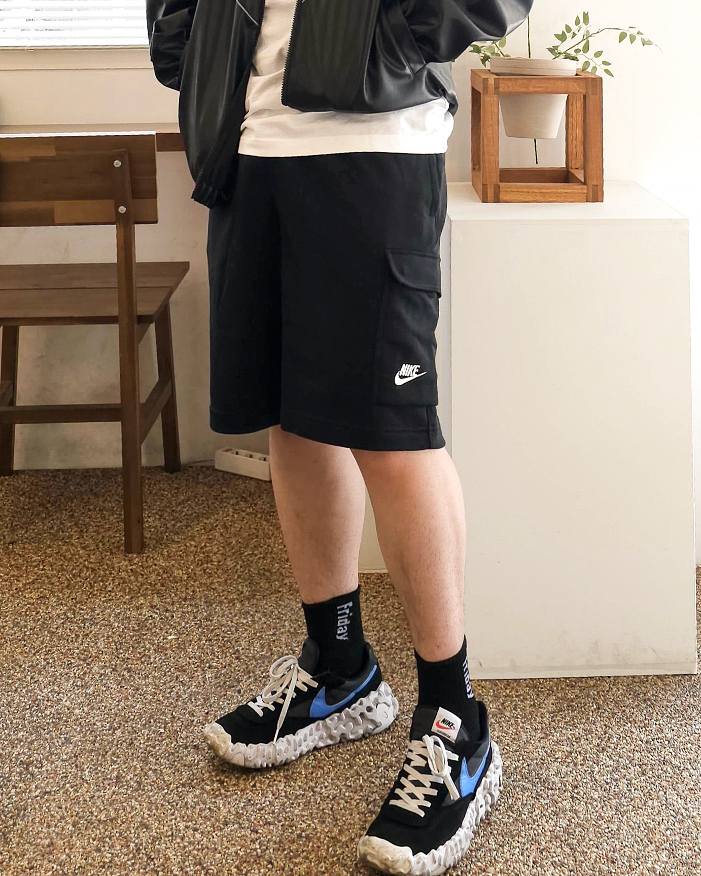 나이키 프렌치테리 트레이닝 카고 반바지 쇼츠 버뮤다 팬츠 DD7015블랙, M - 상세 이미지 5