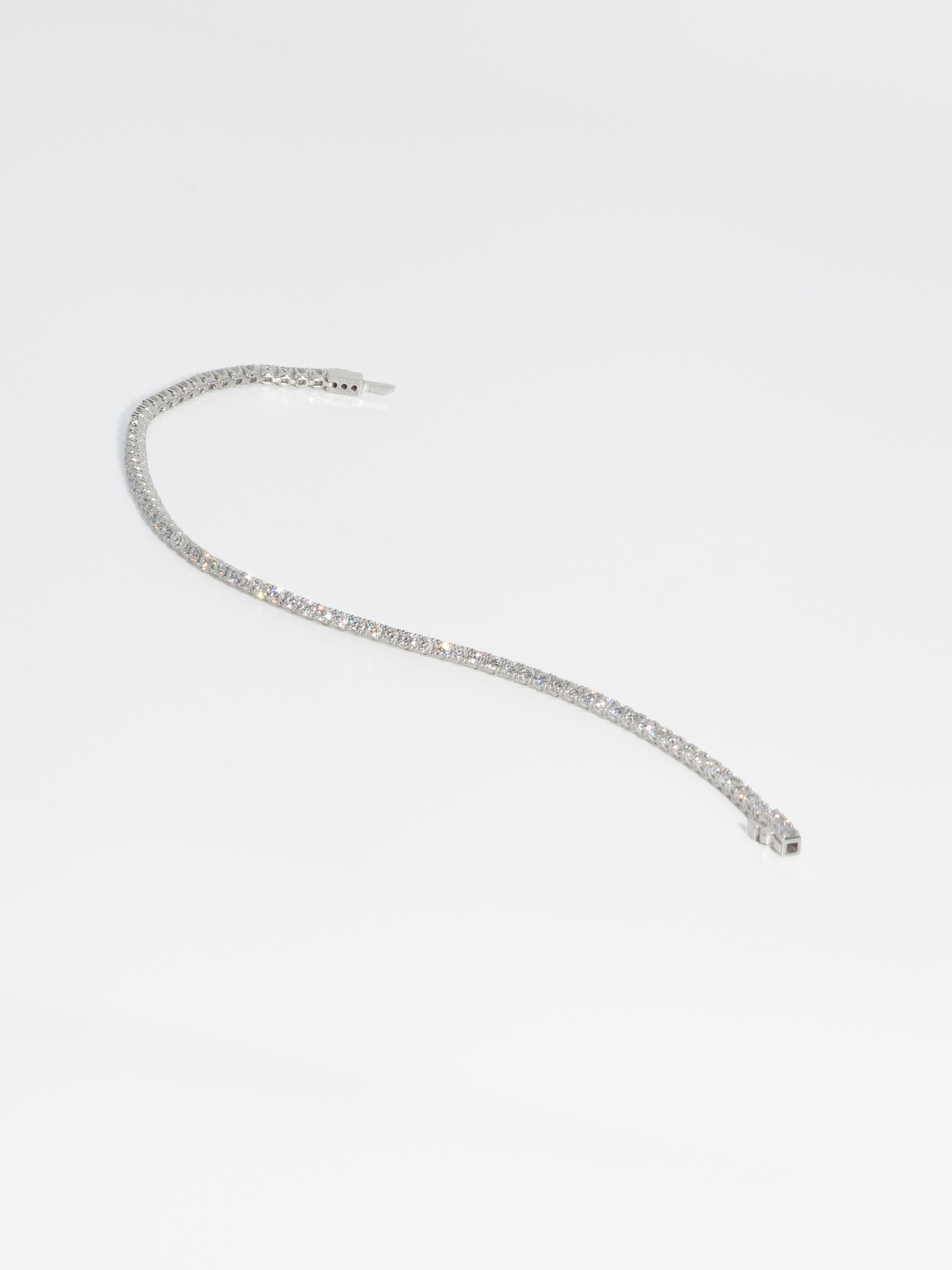 랩다이아 테니스팔찌 1.8mm 신형 4프롱 랩다이아몬드 14k 18k - 상세 이미지 3