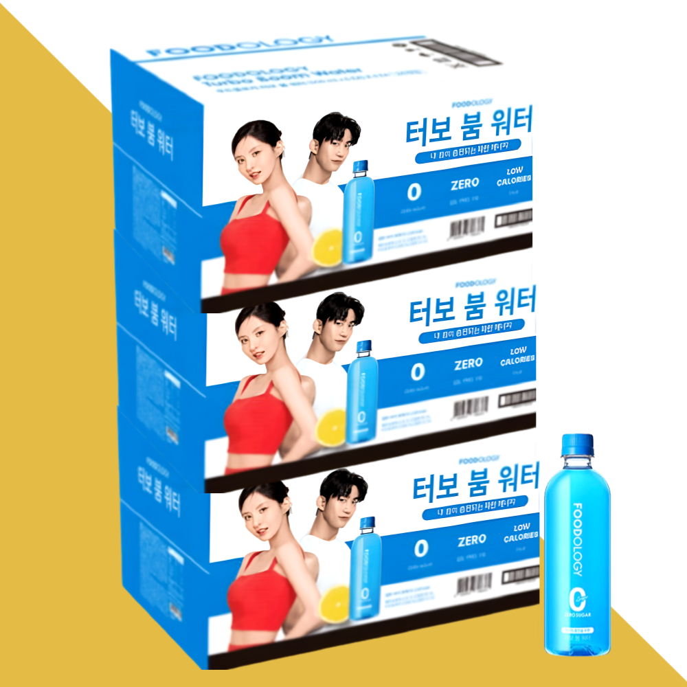 터보붐워터 파란통 음료 푸드올로지 24개입X3박스 - 메인 이미지