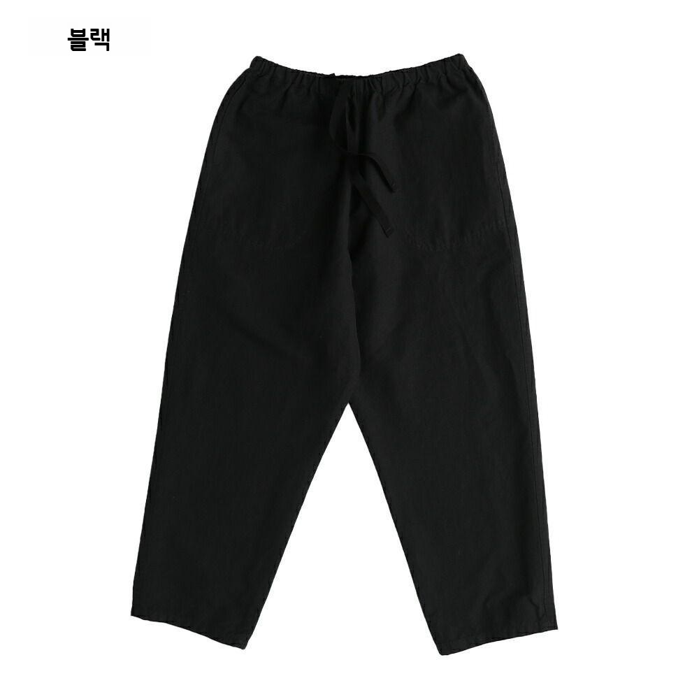 단톤 여성 크롭팬츠 면 린넨 혼방 JD-2540WEL/LHP 38 블랙에크루스트라이프 이미지 6
