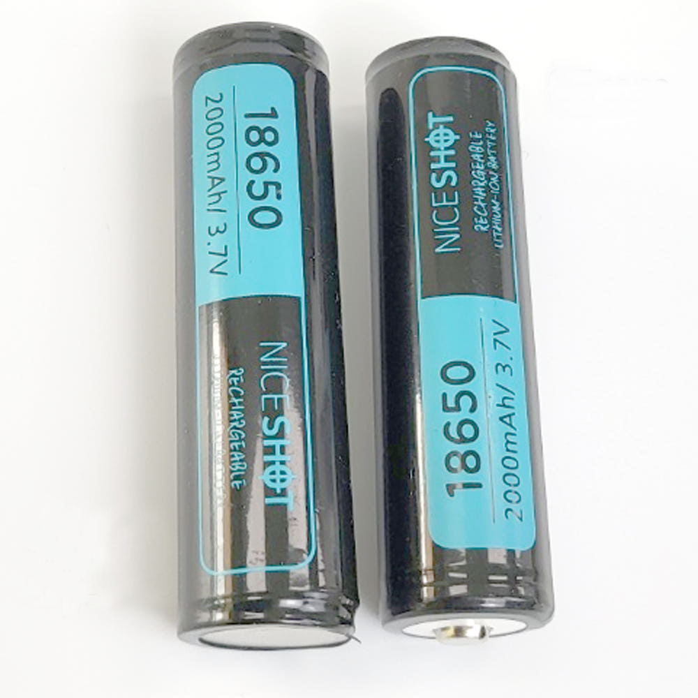 18650 배터리 리튬이온 충전지 65mm 2000mAh 3.7V 보호회로내장 69mm - 메인 이미지