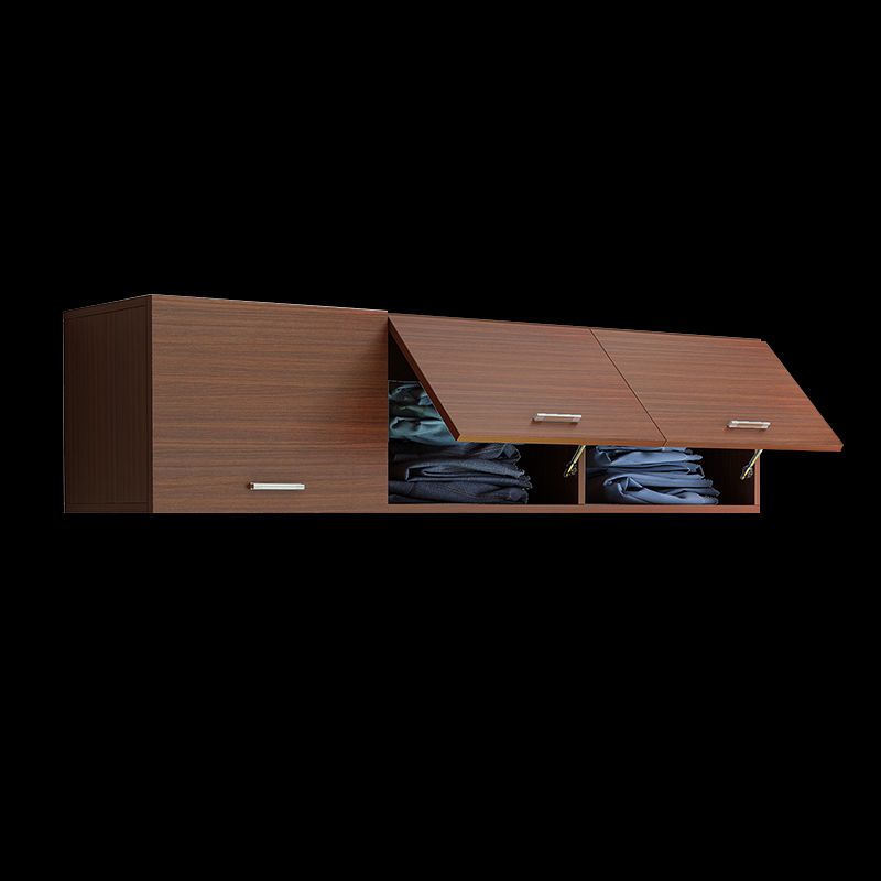 벽걸이수납장 주방 욕실 슬라이딩 진열대 인테리어 140x30x30 삼문 - 상세 이미지 5