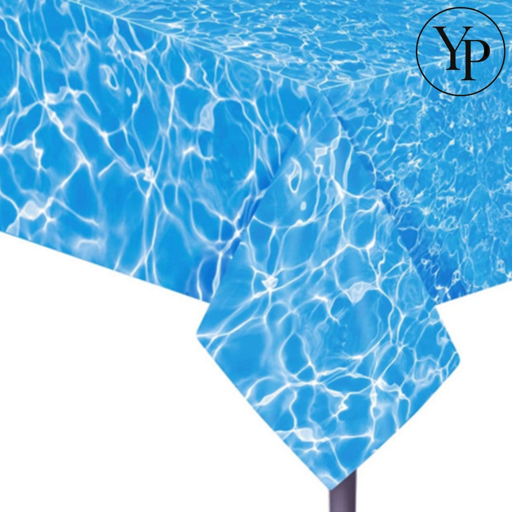 식탁 물결 테이블보 커버 인테리어 감성 파티 꾸미기 용품 덮개