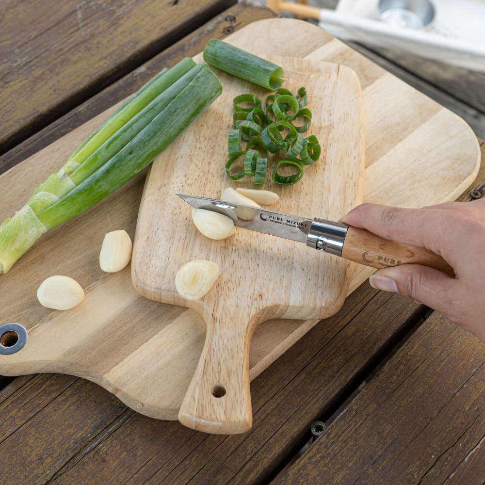 퓨어미즈키 캠핑용 폴딩 접이식 케이스 나이프 세트