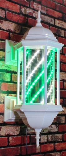 미용실 싸인볼 LED 이발소 회전간판 헤어샵 - 상품 이미지
