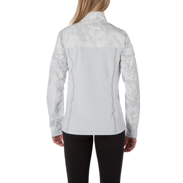 5.11 택티컬 여성용 라피드 하프 집업 (크립텍 예티) - WM Rapid Half Zip (Kryptek Yeti) - 상세 이미지 3