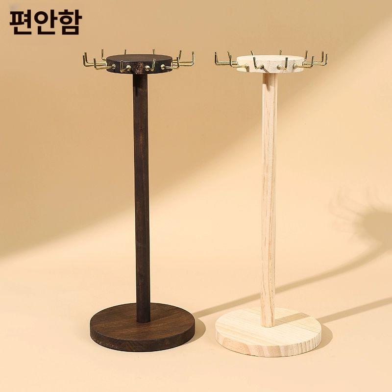 원형 거치대 행거 보관함 악세사리 12형 후크랙 - 상세 이미지 5