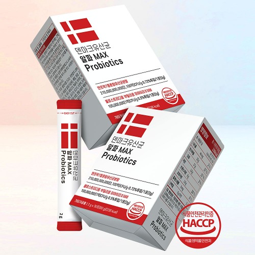 (12박스) 덴마크 유산균 장건강 알파CD시디 프로바이오틱스 30포 - 상품 이미지