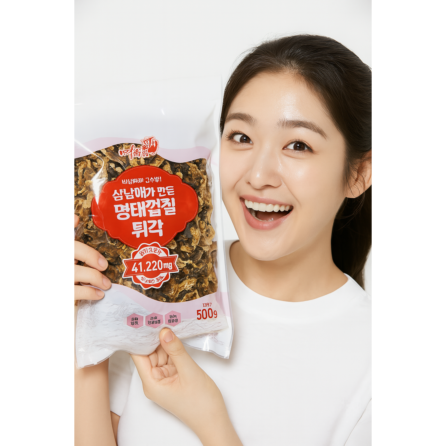 명식품본사 명태껍질튀각1kg 1개 [무양념] 반찬집 업소용 식당식자재 도매가 - 상세 이미지 4