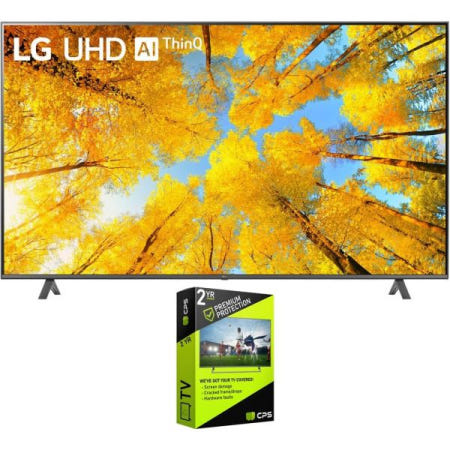 LG [해외]LG 86UQ7590PUD 86인치 HDR 4K UHD 스마트 TV 2022 번들, 2년 CPS 향상 보호 팩 포함