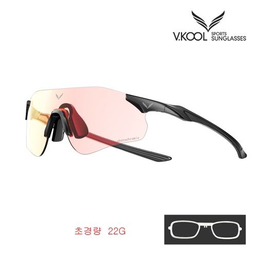 스포츠 선글라스 변색 도시어부 선글라스 케이스 파우치 도수 클립 선글라스 낚시 캠핑 자전거 - 상세 이미지 5