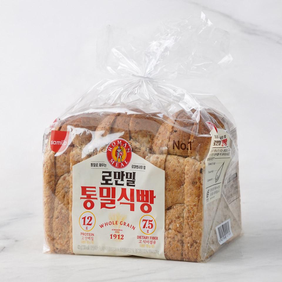 메가마트 삼립 천연 효모로 만든 로만밀 통밀식빵 420g - 상세 이미지 2