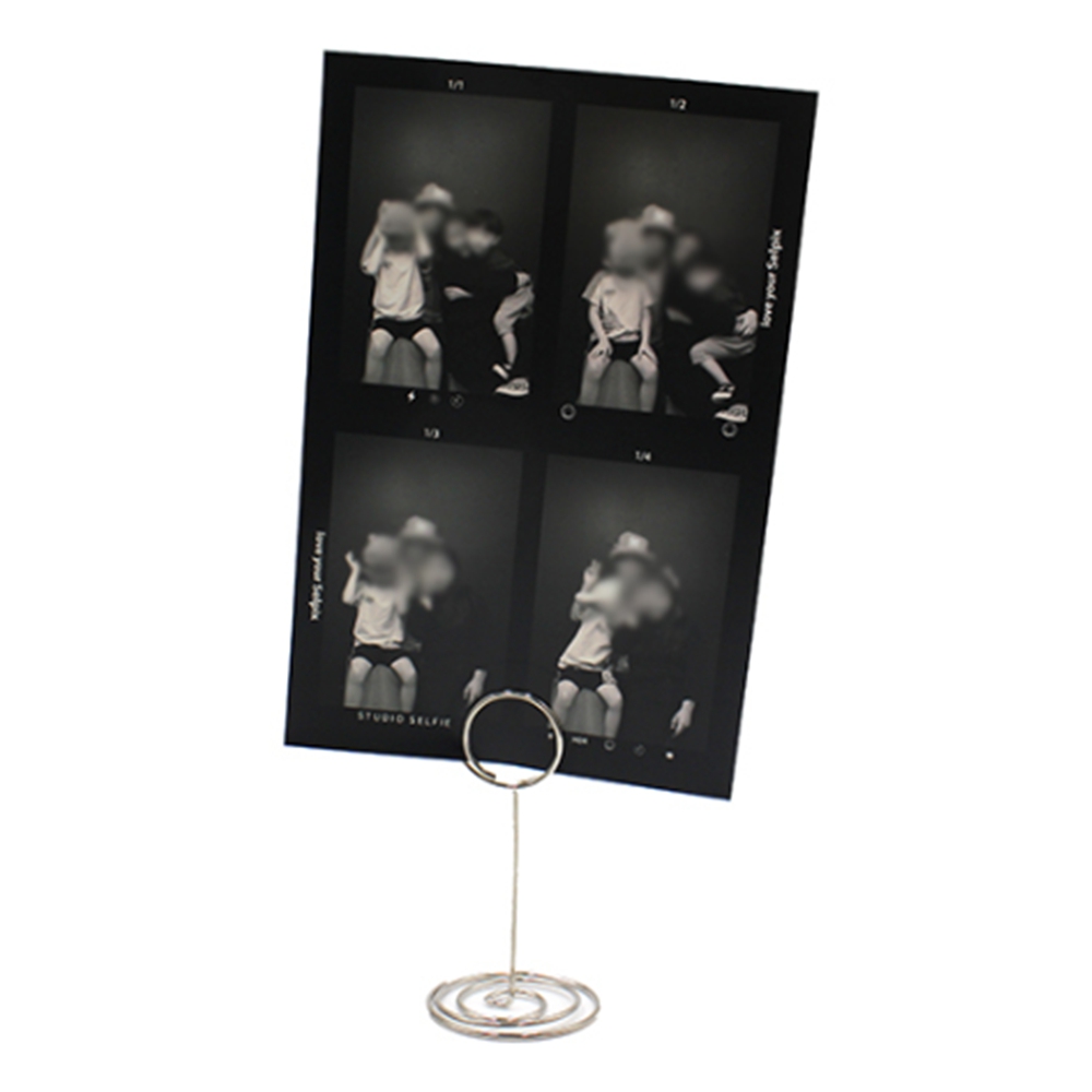 스탠딩 폴라로이드 사진꽂이 테이블 선반 스티커사진 메모꽂이