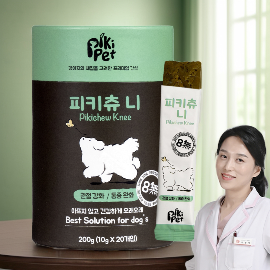 피키펫 강아지 슬개골 영양제 관절염 관절 탈구 영양제 관절약 10g, 20개