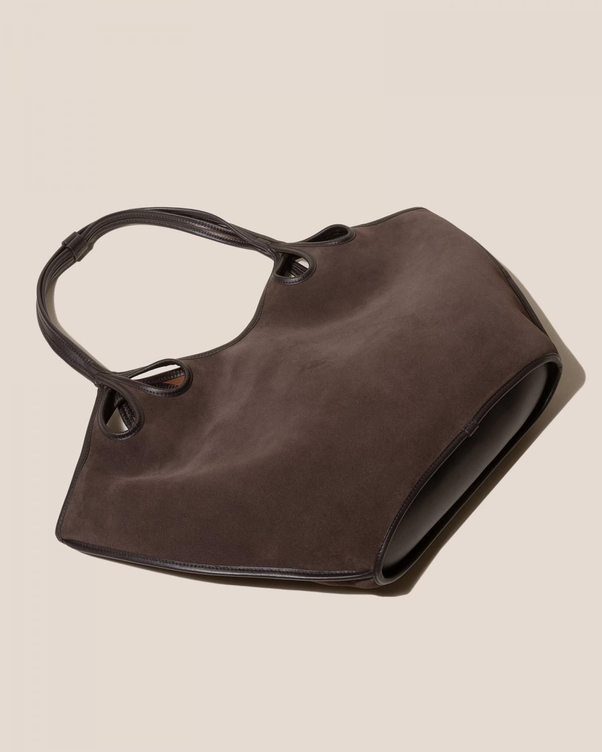 헤레우 에스칼라 스웨이드 컷아웃 토트백 14879942607180 DARK BROWN - 상세 이미지 5