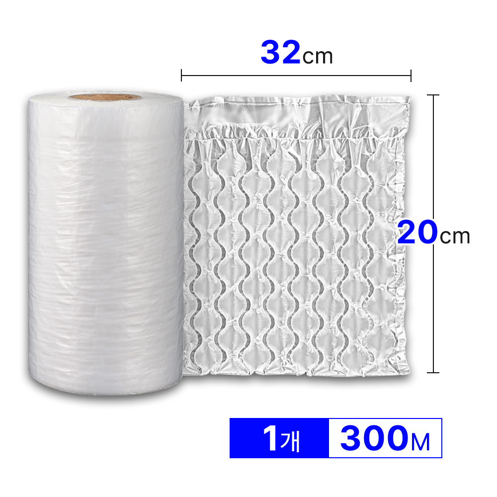 제이팩 매트S형 에어쿠션필름 에어캡기계필름 에어캡제조기 A.20x32cm x300m, 1개 - 상품 이미지