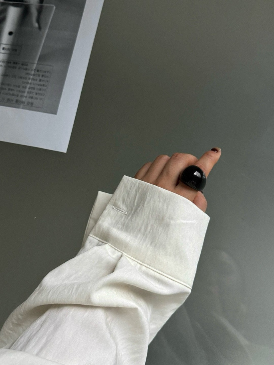 살롱드매그 애쉬 남방 여성 루즈핏 긴팔 셔츠 이미지 8