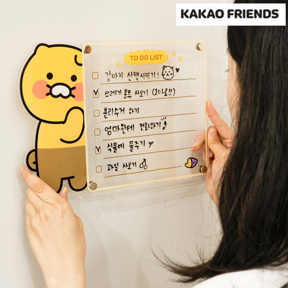 춘식이 메모보드 마그넷 자석보드 냉장고 자석계획표 달력 일정표 위클리플래너 - 상세 이미지 3